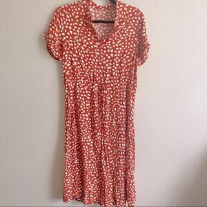 Hope’s Taking Over Midi Dress Rust Large